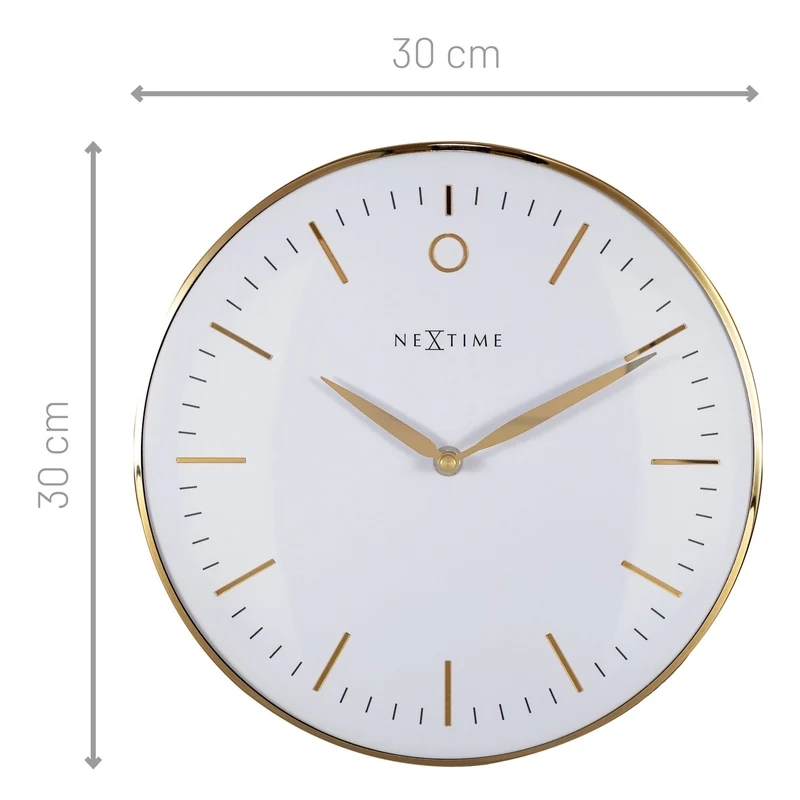 Design Wall Clock - Silent - 30cm - Glamour Small
