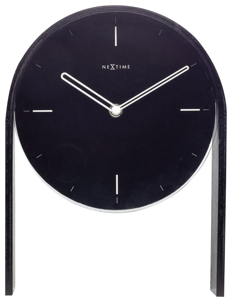 Table clock - 27 x 21 x 6,5 cm - Wood - 'Noa Table'