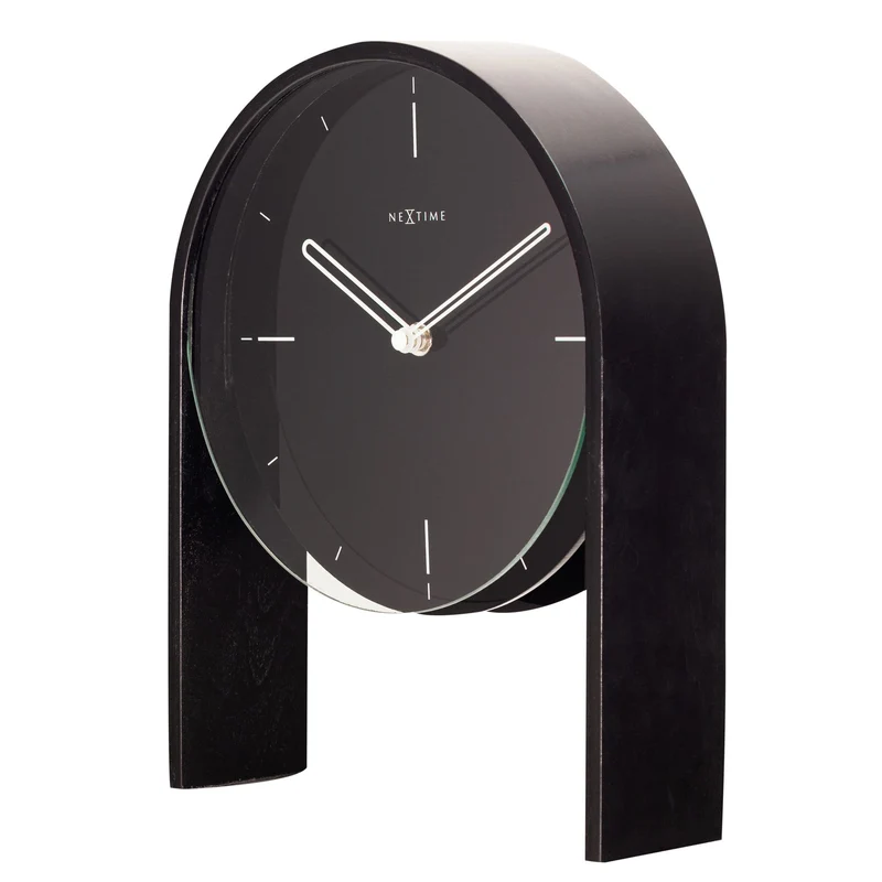 Table clock - 27 x 21 x 6,5 cm - Wood - 'Noa Table'