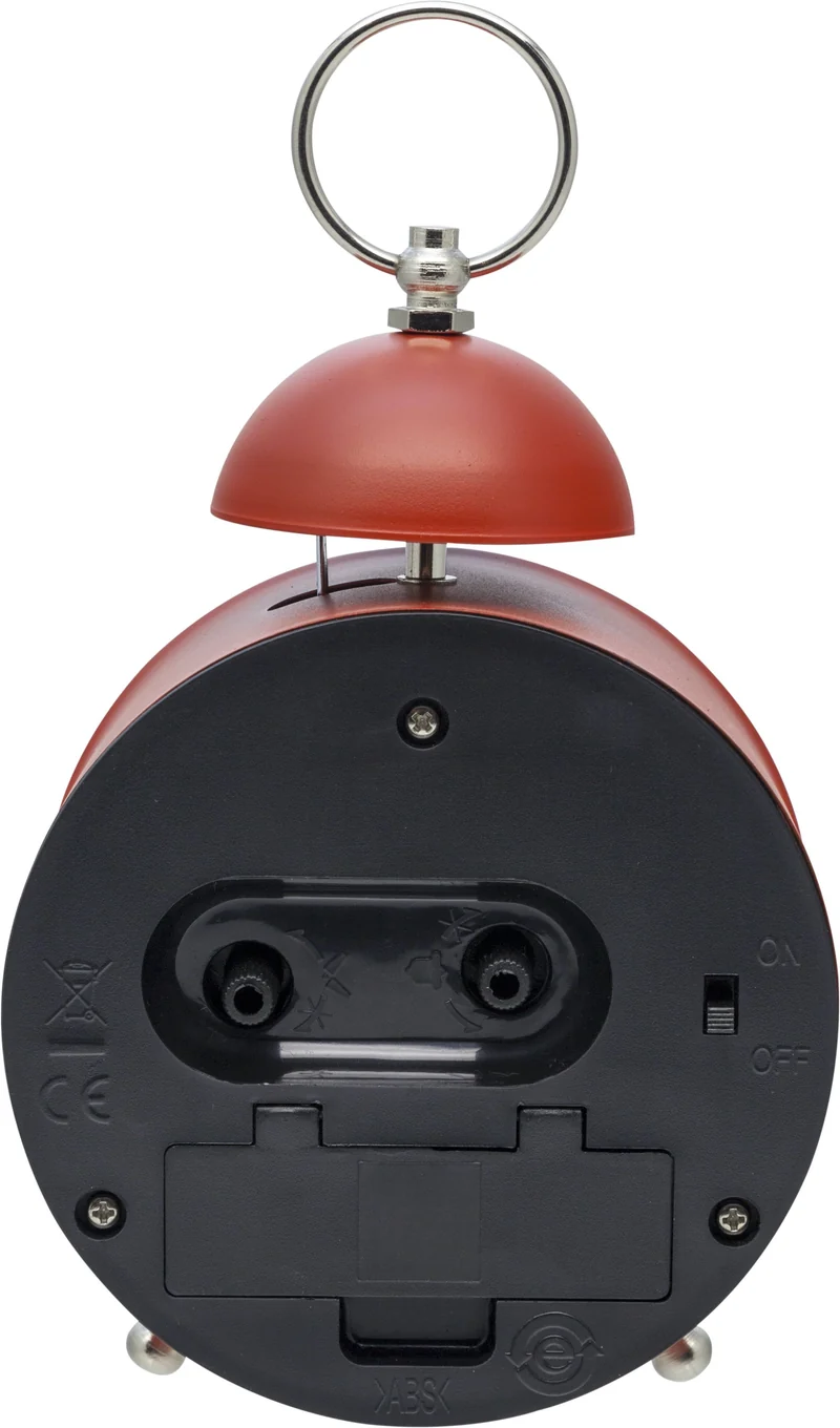 Alarm clock - 16 cm - Metal - Loud Alarm- 'Single Bell'