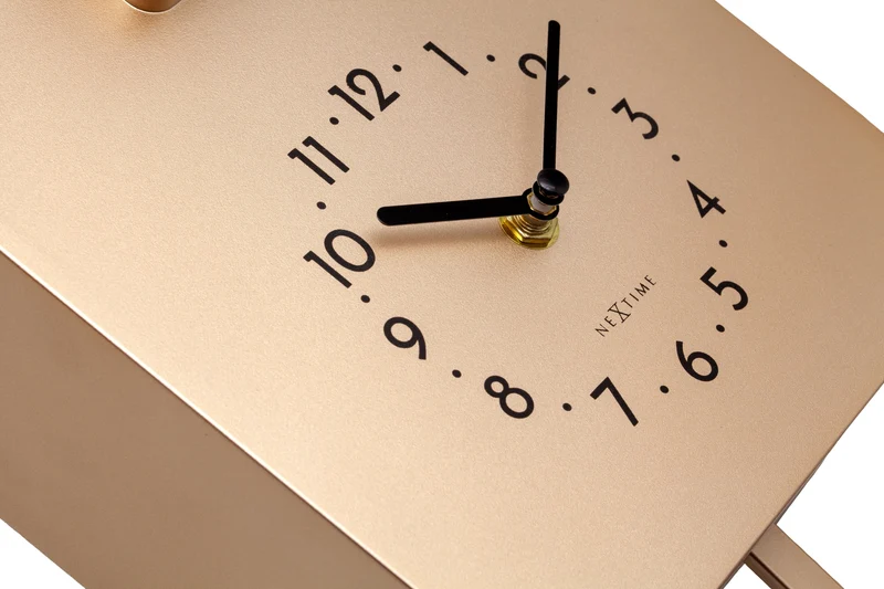 Wall clock 21.5x41.5x8.5cm - Pendulum - Cuckoo -NeXtime 'Twitter'