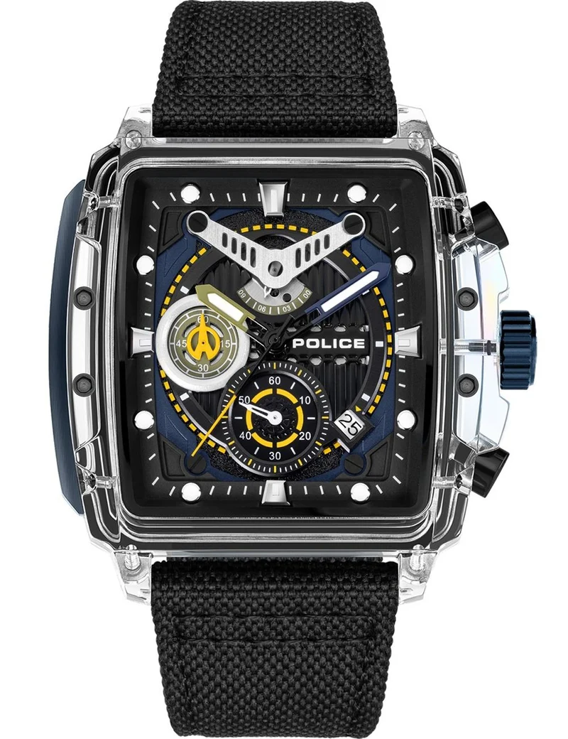 Police Clout Set Chrono PEWGC00770X1 Herren • Quarz-Chronograph • Mineralglas