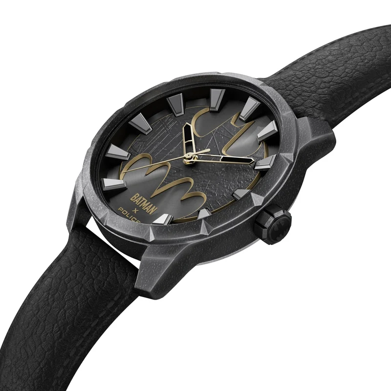 Police The Bat PEWGA0075501 Herrenuhr Grau • Batman Limited Edition • Mineralglas