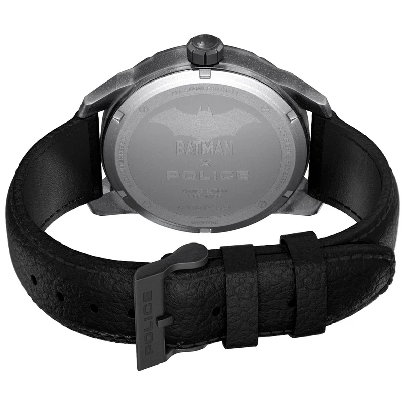 Police The Bat PEWGA0075501 Herrenuhr Grau • Batman Limited Edition • Mineralglas