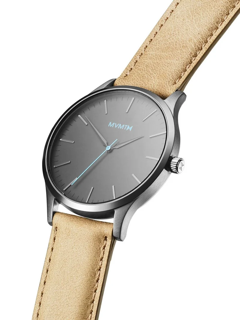 MVMT 40 Series MT01-GML Herrenuhr Anthrazit • Gehärtetes Mineralglas • Miyota Quarzwerk