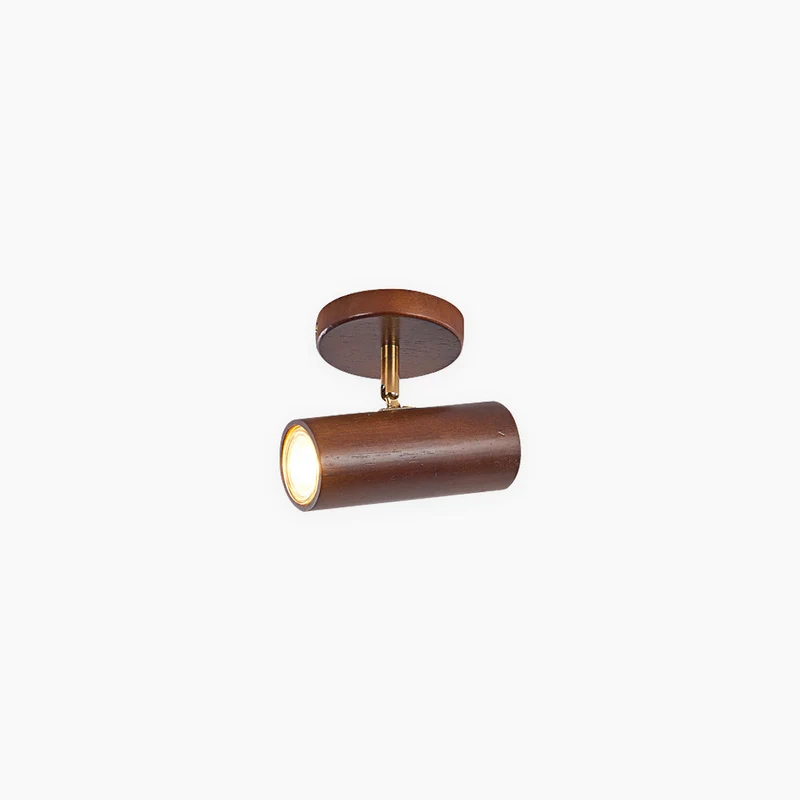 Verstelbare LED Railspot Hout Plafond Wand Verlichting Natuurlijk Design Sfeervolle Accentverlichting Woonruimtes | Sansoti