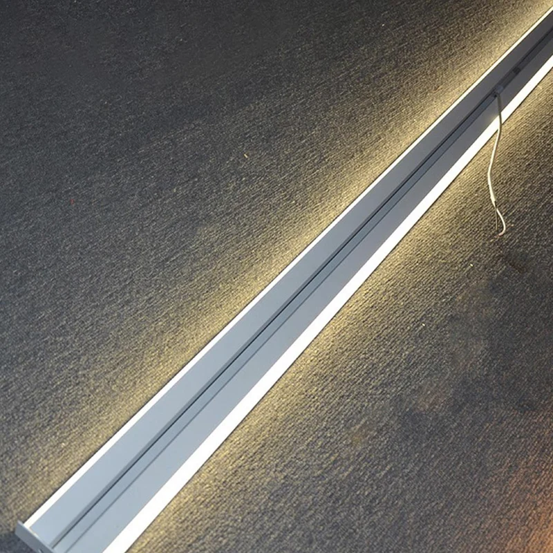 Lineaire LED Wandlamp Aluminium Dimbaar Zwart Wit Modern Smal Design Slaapkamer Woonkamer Sfeerverlichting | Sansoti
