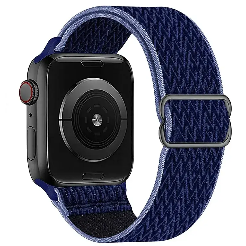Elastische Nylon Smartwatchband Verwisselbaar Polsbandje Comfortabel Duurzaam Design Sportief Actief | Sansoti