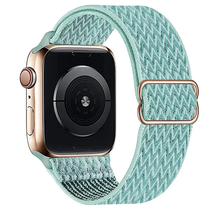Elastische Nylon Smartwatchband Verwisselbaar Polsbandje Comfortabel Duurzaam Design Sportief Actief | Sansoti