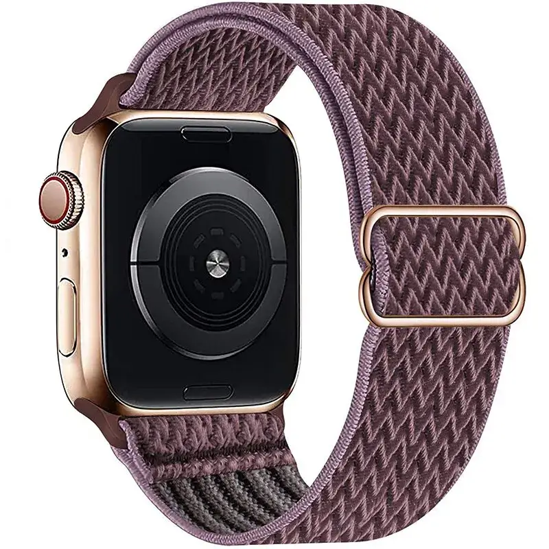 Elastische Nylon Smartwatchband Verwisselbaar Polsbandje Comfortabel Duurzaam Design Sportief Actief | Sansoti