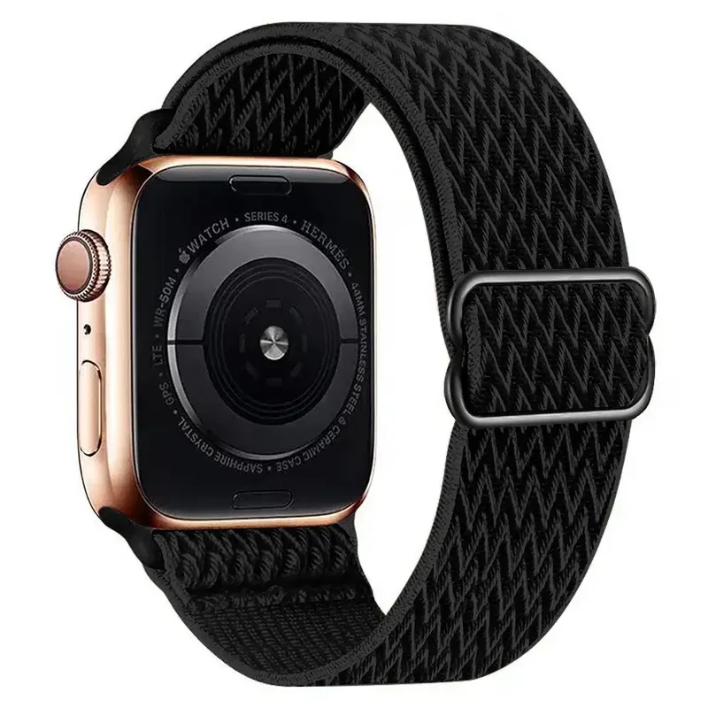 Elastische Nylon Smartwatchband Verwisselbaar Polsbandje Comfortabel Duurzaam Design Sportief Actief | Sansoti