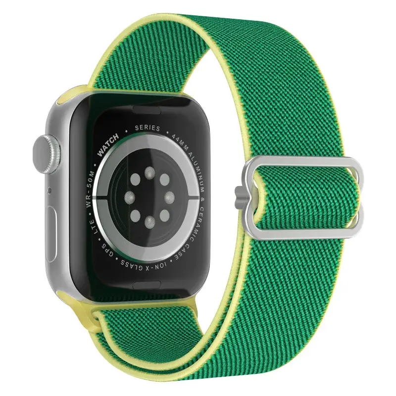 Elastische Nylon Smartwatchband Verwisselbaar Polsbandje Comfortabel Duurzaam Design Sportief Actief | Sansoti