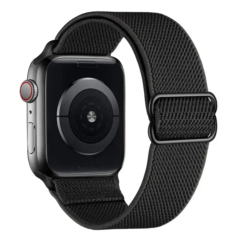 Elastische Nylon Smartwatchband Verwisselbaar Polsbandje Comfortabel Duurzaam Design Sportief Actief | Sansoti