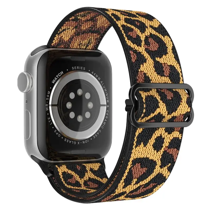 Elastische Nylon Smartwatchband Verwisselbaar Polsbandje Comfortabel Duurzaam Design Sportief Actief | Sansoti