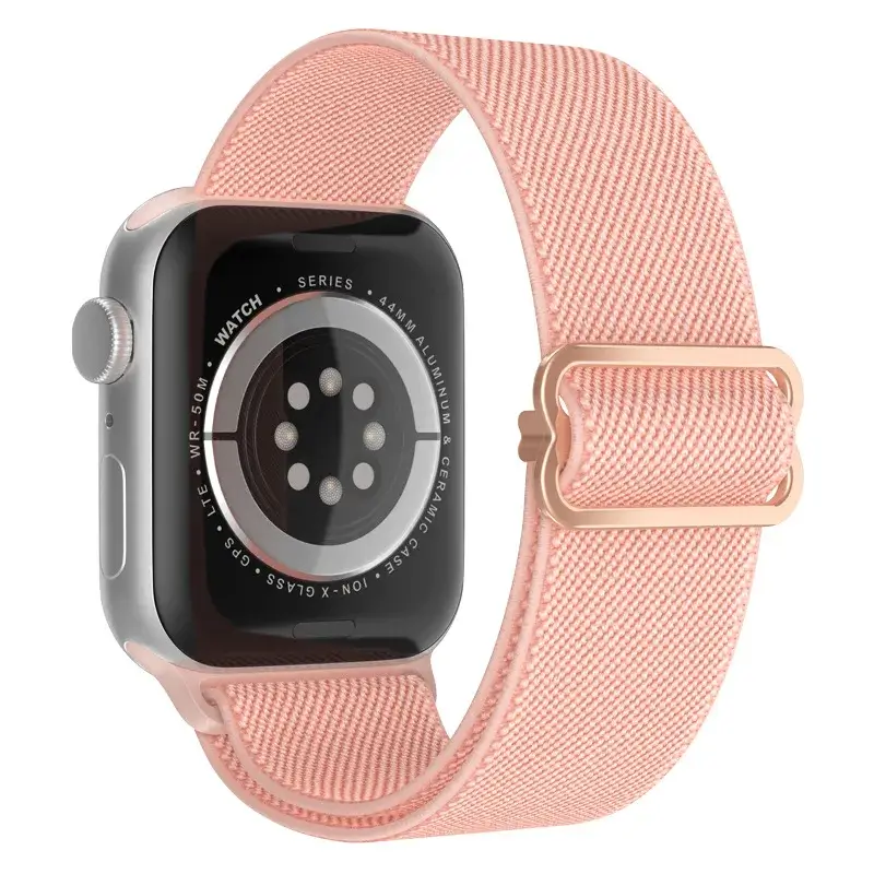 Elastische Nylon Smartwatchband Verwisselbaar Polsbandje Comfortabel Duurzaam Design Sportief Actief | Sansoti