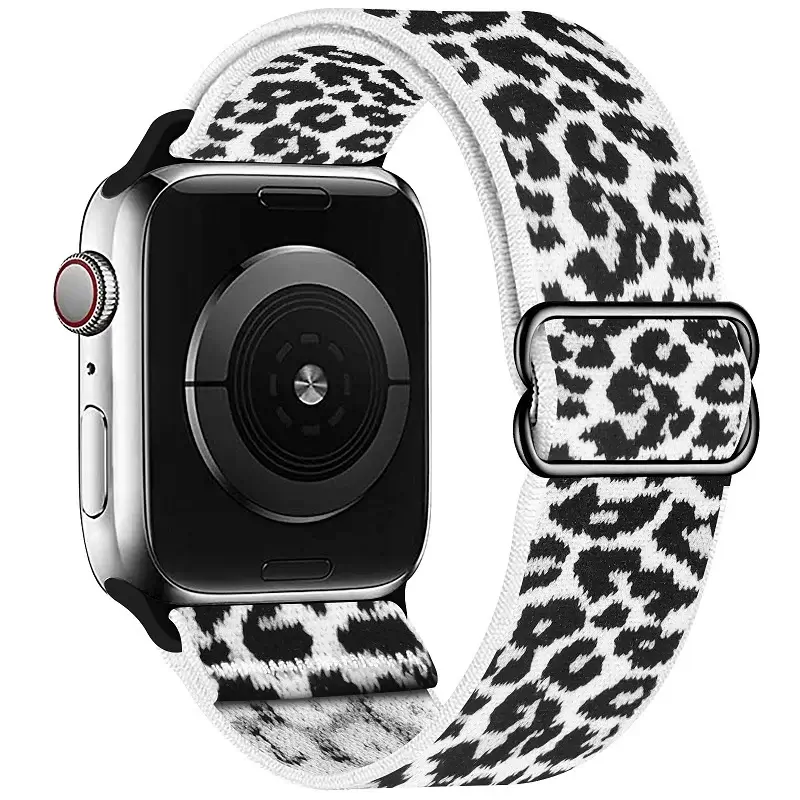 Elastische Nylon Smartwatchband Verwisselbaar Polsbandje Comfortabel Duurzaam Design Sportief Actief | Sansoti