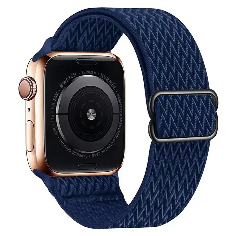 Elastische Nylon Smartwatchband Verwisselbaar Polsbandje Comfortabel Duurzaam Design Sportief Actief | Sansoti