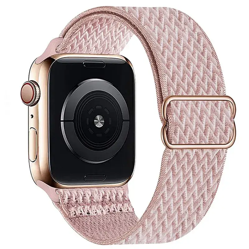 Elastische Nylon Smartwatchband Verwisselbaar Polsbandje Comfortabel Duurzaam Design Sportief Actief | Sansoti