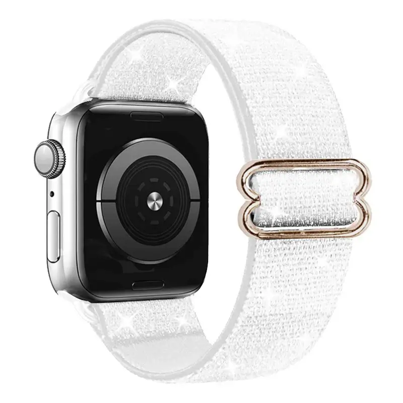 Elastische Nylon Smartwatchband Verwisselbaar Polsbandje Comfortabel Duurzaam Design Sportief Actief | Sansoti