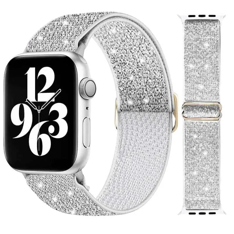 Elastische Nylon Smartwatchband Verwisselbaar Polsbandje Comfortabel Duurzaam Design Sportief Actief | Sansoti