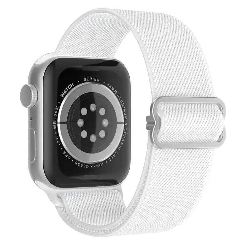 Elastische Nylon Smartwatchband Verwisselbaar Polsbandje Comfortabel Duurzaam Design Sportief Actief | Sansoti