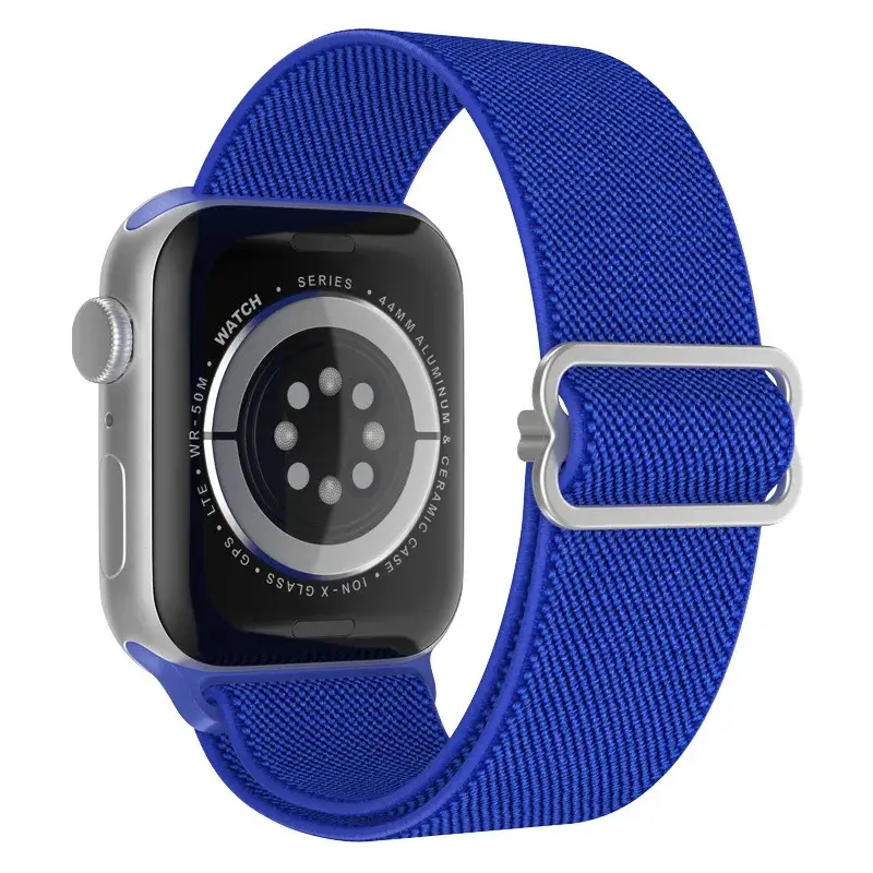 Elastische Nylon Smartwatchband Verwisselbaar Polsbandje Comfortabel Duurzaam Design Sportief Actief | Sansoti