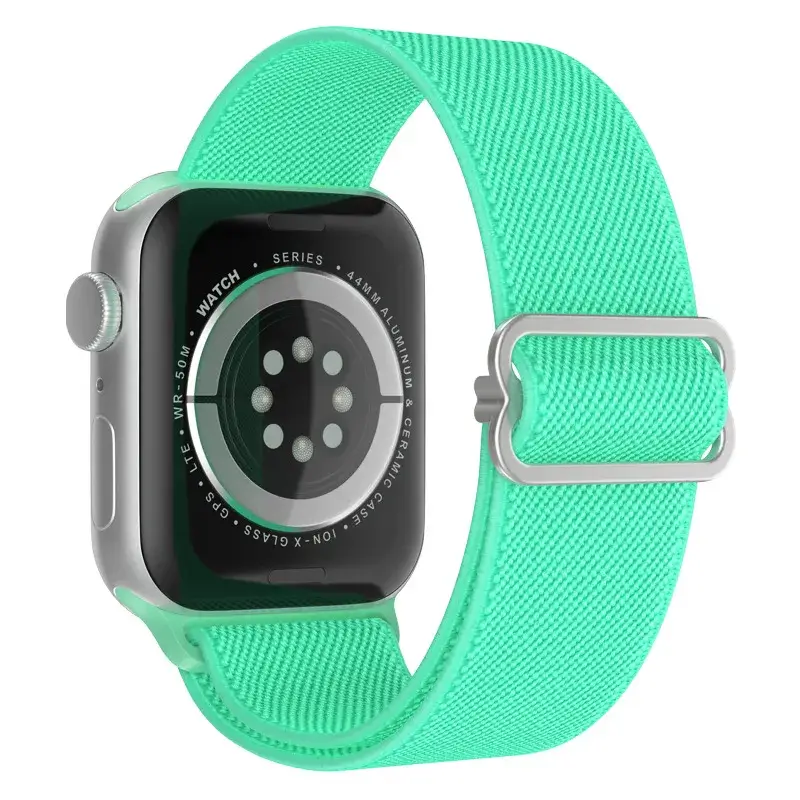 Elastische Nylon Smartwatchband Verwisselbaar Polsbandje Comfortabel Duurzaam Design Sportief Actief | Sansoti