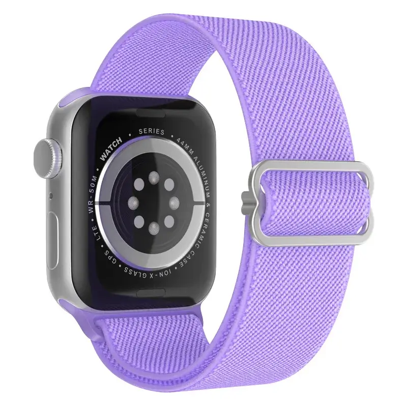 Elastische Nylon Smartwatchband Verwisselbaar Polsbandje Comfortabel Duurzaam Design Sportief Actief | Sansoti