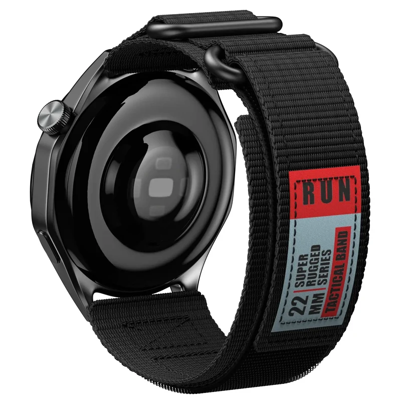 Smartwatch Bandje Nylon met Klittenband Verstelbaar 20mm 22mm Sportief Ademend Polsband voor Hardlopen Fitness | Sansoti