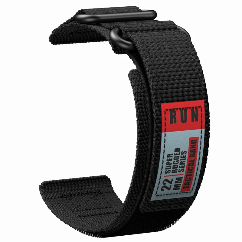 Smartwatch Bandje Nylon met Klittenband Verstelbaar 20mm 22mm Sportief Ademend Polsband voor Hardlopen Fitness | Sansoti