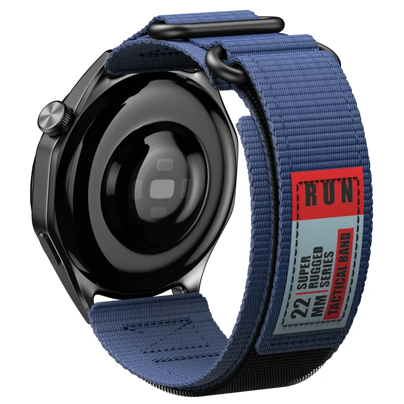 Smartwatch Bandje Nylon met Klittenband Verstelbaar 20mm 22mm Sportief Ademend Polsband voor Hardlopen Fitness | Sansoti
