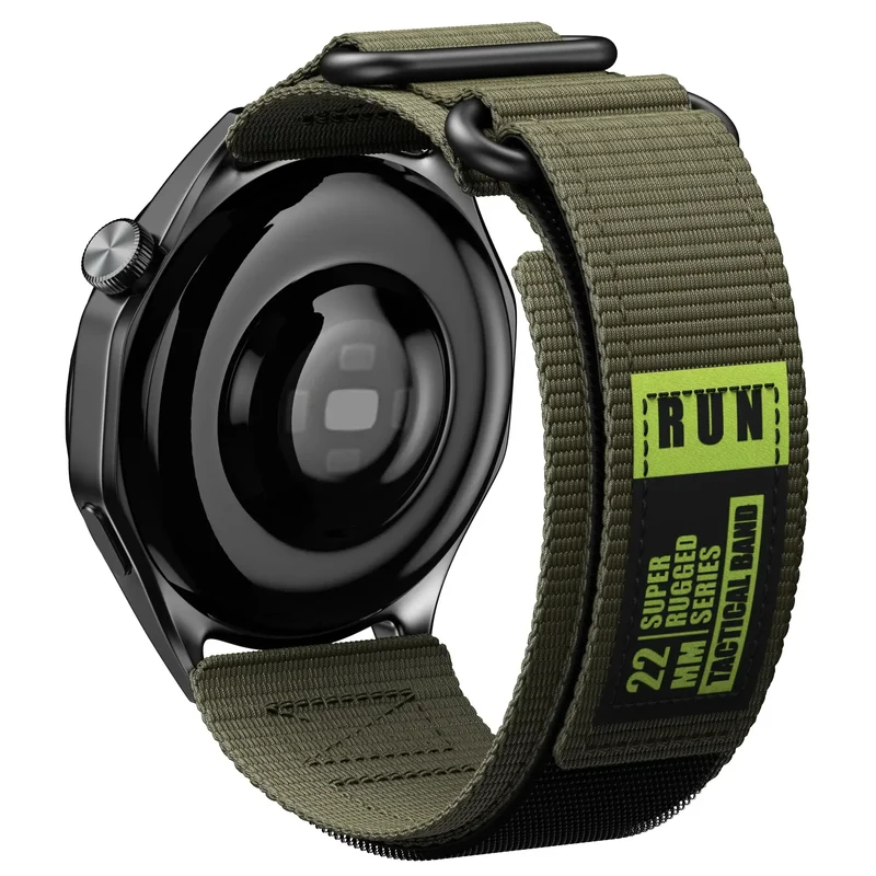 Smartwatch Bandje Nylon met Klittenband Verstelbaar 20mm 22mm Sportief Ademend Polsband voor Hardlopen Fitness | Sansoti