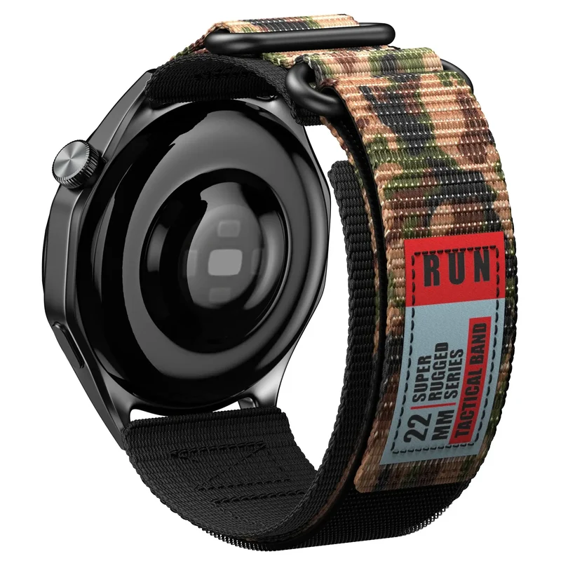 Smartwatch Bandje Nylon met Klittenband Verstelbaar 20mm 22mm Sportief Ademend Polsband voor Hardlopen Fitness | Sansoti