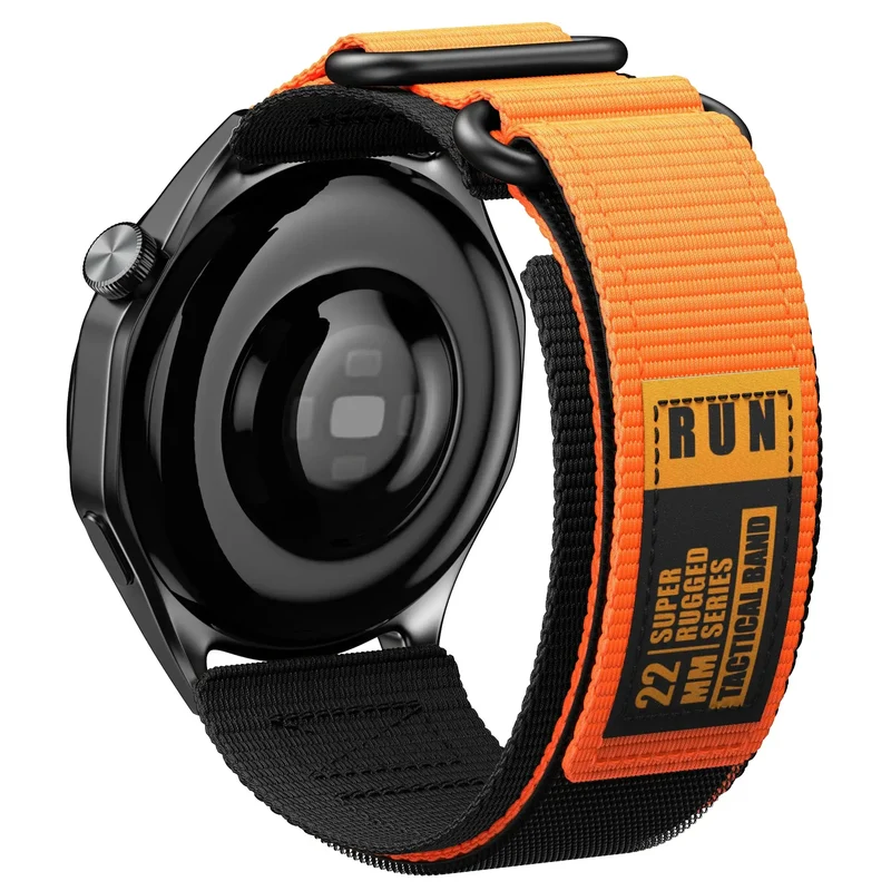 Smartwatch Bandje Nylon met Klittenband Verstelbaar 20mm 22mm Sportief Ademend Polsband voor Hardlopen Fitness | Sansoti
