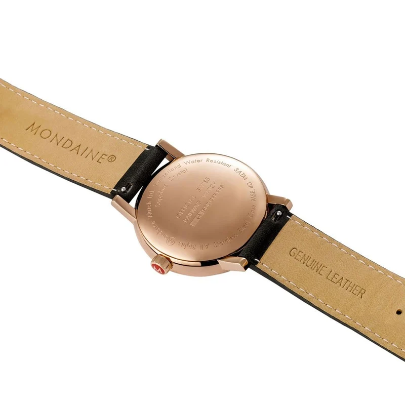 Mondaine evo2 MSE.40112.LB Herrenuhr Unisex Schwarz • Saphirglas • Swiss Made