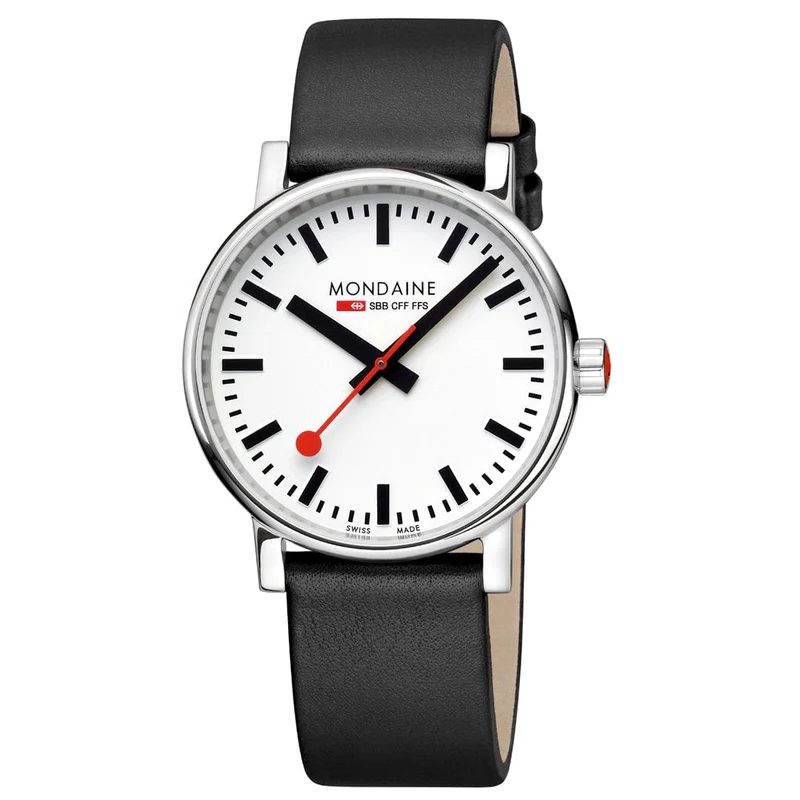 Mondaine evo2 MSE.40110.LBV Herrenuhr Schwarz • Saphirglas • Swiss Made
