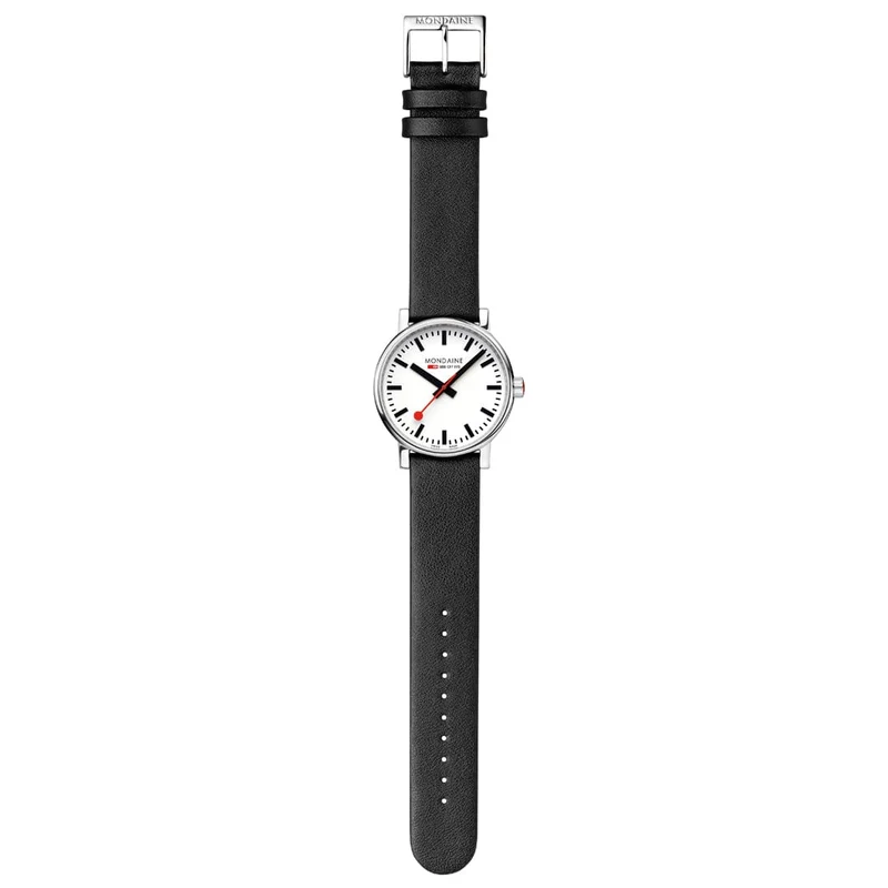 Mondaine evo2 MSE.40110.LBV Herrenuhr Schwarz • Saphirglas • Swiss Made