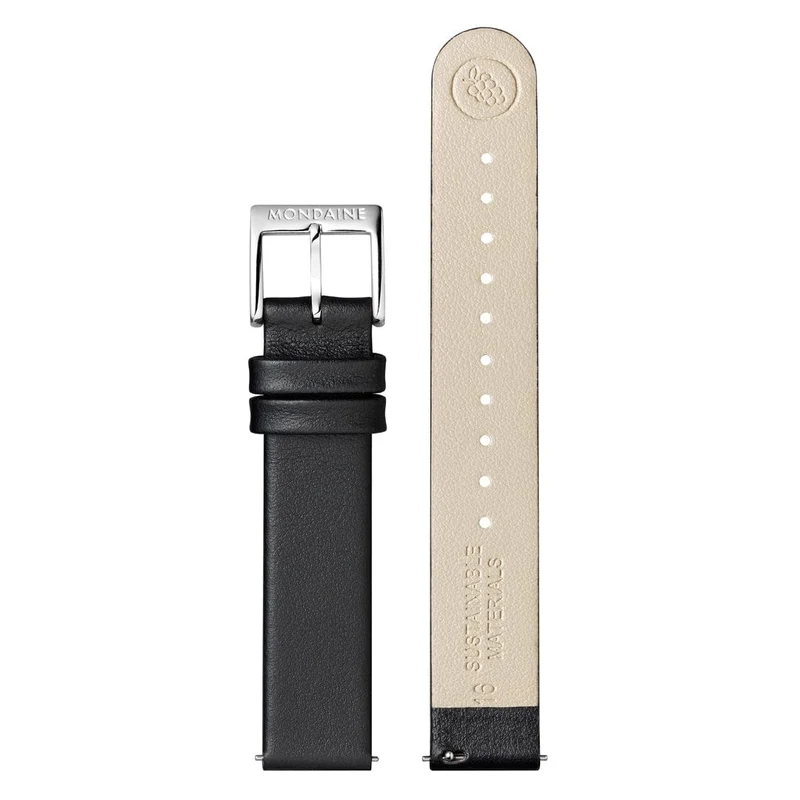Mondaine evo2 MSE.30210.LBV Damenuhr Schwarz • Saphirglas • Swiss Made