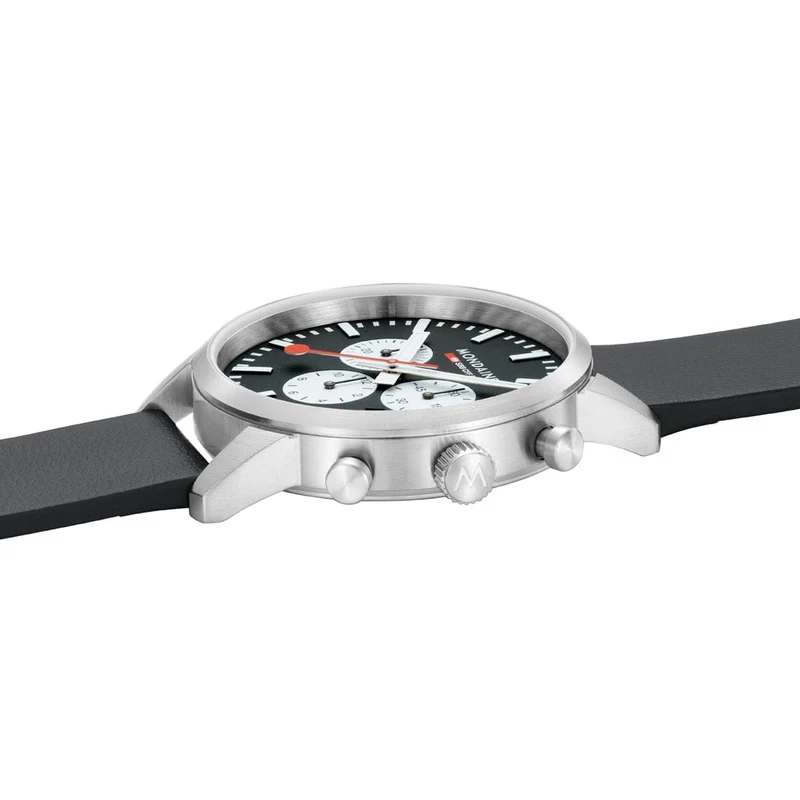 Mondaine Neo MSD.41420.LBV Herrenuhr Schwarz • Saphirglas • Quarz-Chronograph