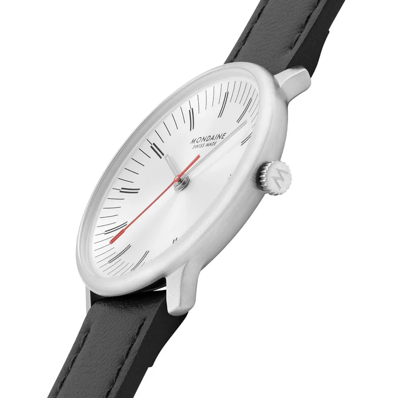 Mondaine Doppio MLE.33110.LBV Damenuhr Schwarz • Saphirglas • Swiss Made