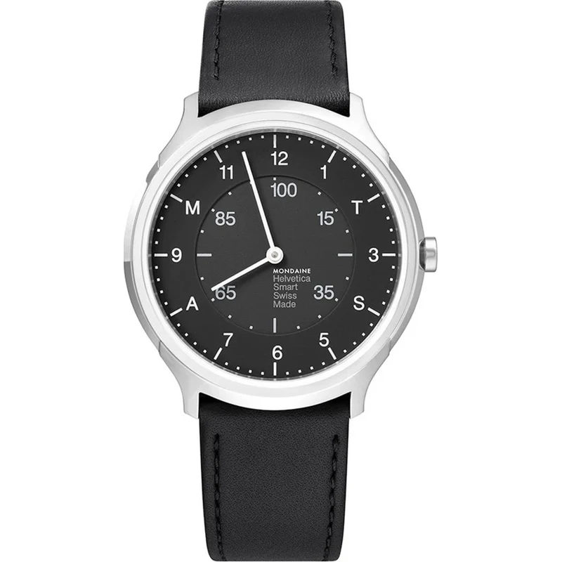 Mondaine Helvetica Smart MH1.R2S20.LB Herren Armbanduhr • Saphirglas • Bluetooth Activity Tracker