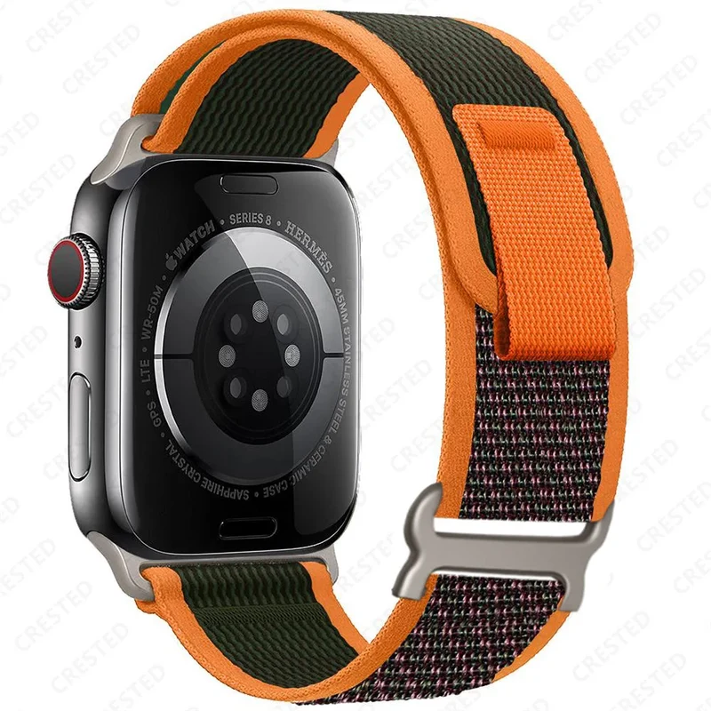 Nylon Smartwatchband Trail Loop - Verstelbaar Sportbandje met Duurzame Gesp - Veelkleurig Polsband Actief | Sansoti