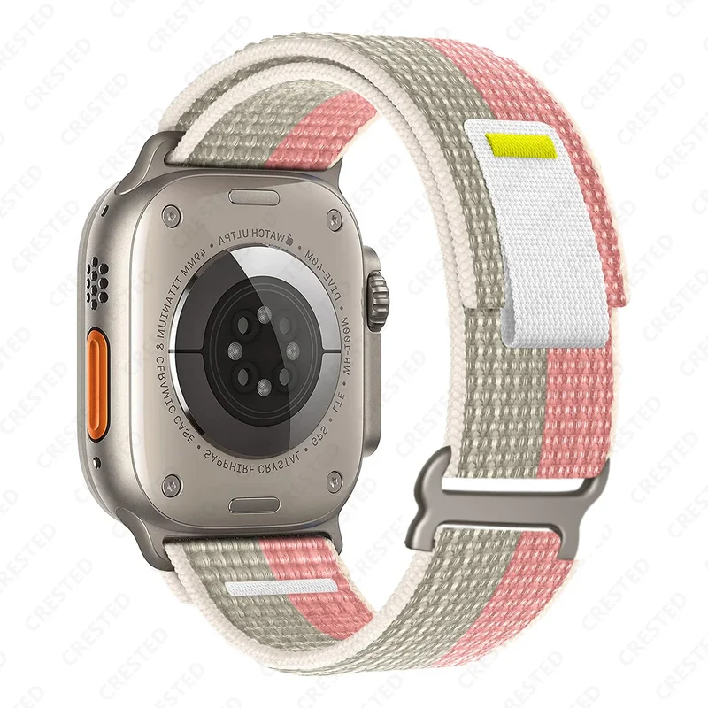 Nylon Smartwatchband Trail Loop - Verstelbaar Sportbandje met Duurzame Gesp - Veelkleurig Polsband Actief | Sansoti