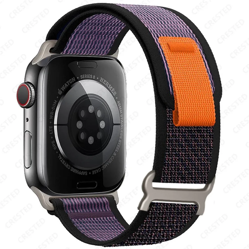 Nylon Smartwatchband Trail Loop - Verstelbaar Sportbandje met Duurzame Gesp - Veelkleurig Polsband Actief | Sansoti