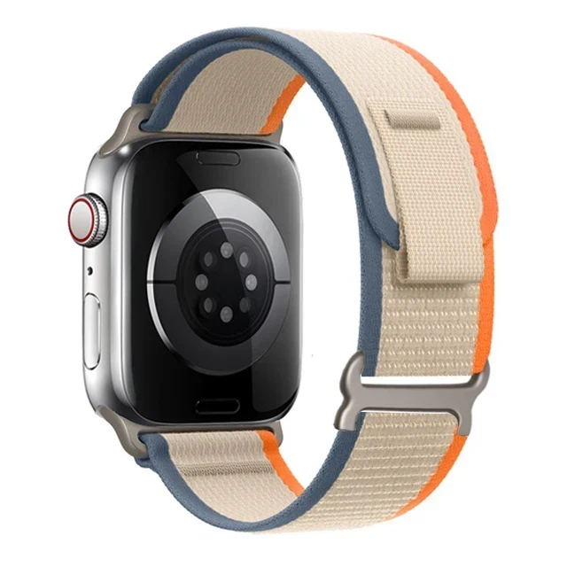 Nylon Smartwatchband Trail Loop - Verstelbaar Sportbandje met Duurzame Gesp - Veelkleurig Polsband Actief | Sansoti