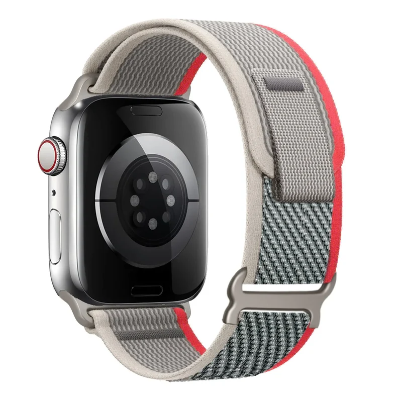Nylon Smartwatchband Trail Loop - Verstelbaar Sportbandje met Duurzame Gesp - Veelkleurig Polsband Actief | Sansoti
