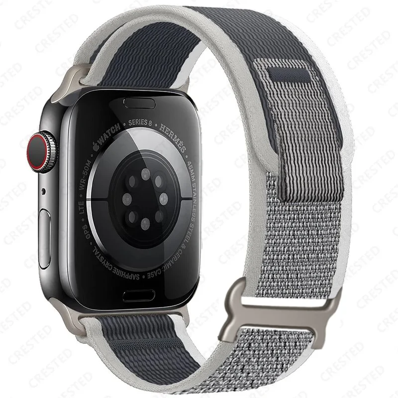 Nylon Smartwatchband Trail Loop - Verstelbaar Sportbandje met Duurzame Gesp - Veelkleurig Polsband Actief | Sansoti