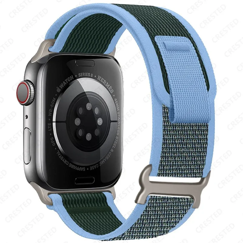 Nylon Smartwatchband Trail Loop - Verstelbaar Sportbandje met Duurzame Gesp - Veelkleurig Polsband Actief | Sansoti