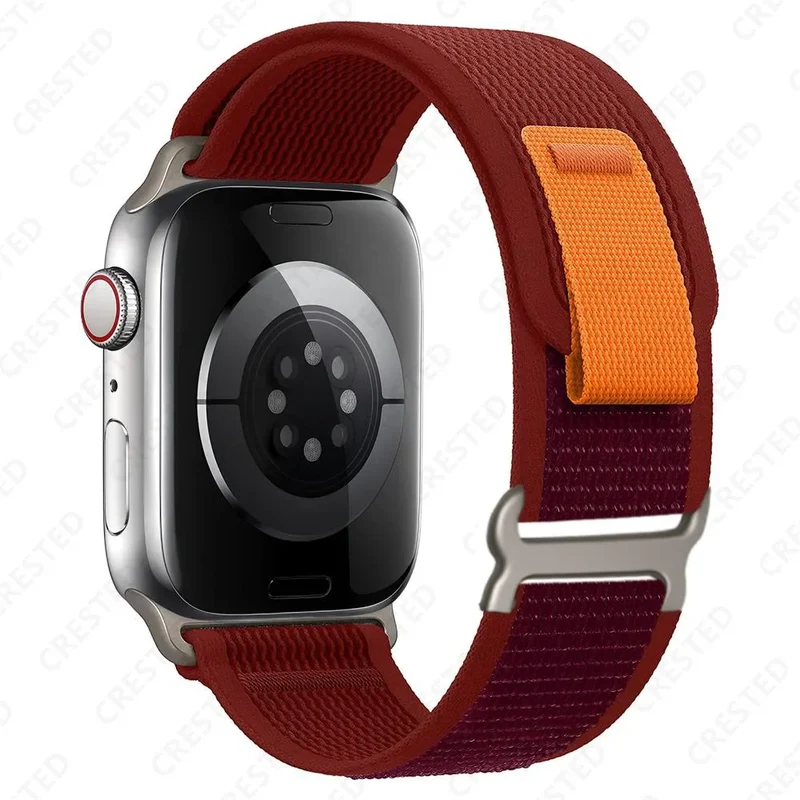Nylon Smartwatchband Trail Loop - Verstelbaar Sportbandje met Duurzame Gesp - Veelkleurig Polsband Actief | Sansoti