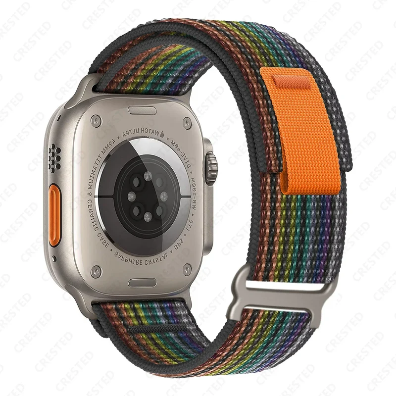 Nylon Smartwatchband Trail Loop - Verstelbaar Sportbandje met Duurzame Gesp - Veelkleurig Polsband Actief | Sansoti
